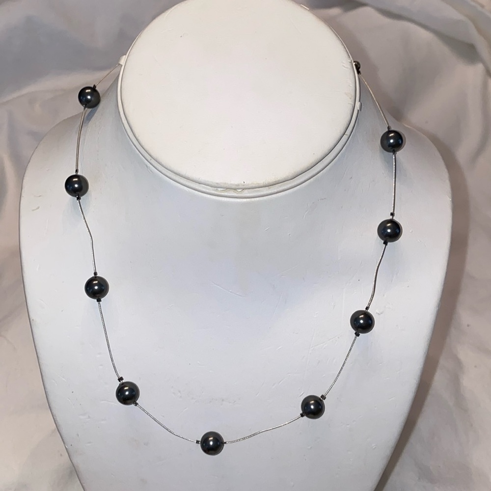 Swarovski Floating Pearl Necklace